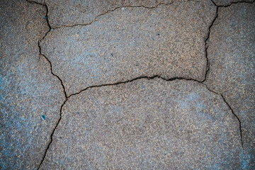 Obraz premium Background with cracked ground texture. Use for a banner. Close-up. High quality photo