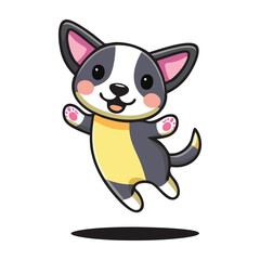 Obraz premium dog vector illustration. Emotions & Expressions Dogs 