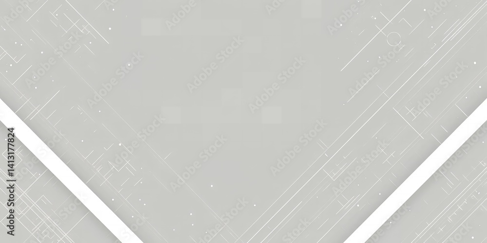 Poster abstract background featuring diagonal white lines and subtle geometric patterns on gray surface