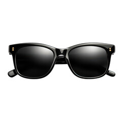 Stylish black sunglasses on fashion accessory product photography isolated perspective trendy...