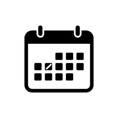 Event Calendar Date Marked Icon Design