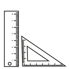 Ruler, handyman, school, icon