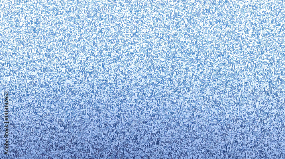 Aufkleber texture of swirling patterns in shades of blue creating a calming atmosphere