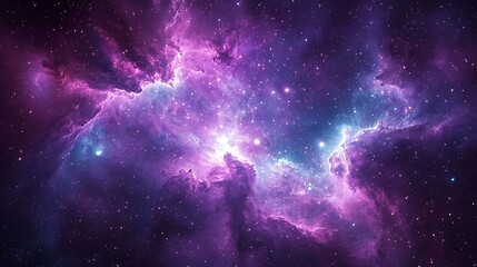 Cosmic Nebula, vibrant hues of deep space