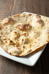 A view of tandoori roti.