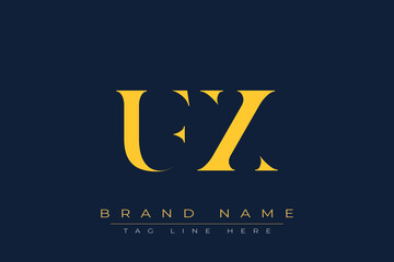 UFX abstract letter logo design. This logo is designed by three abstract letters.