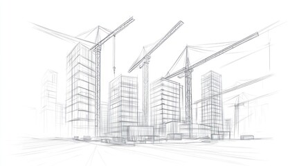 Architectural Blueprint of Construction Site (2)