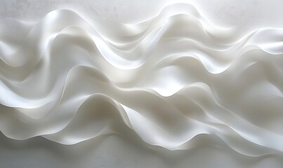 White fabric drape texture