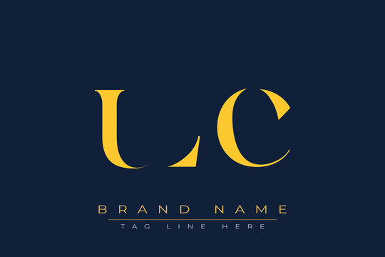 ULC abstract letter logo design. This logo is designed by three abstract letters.