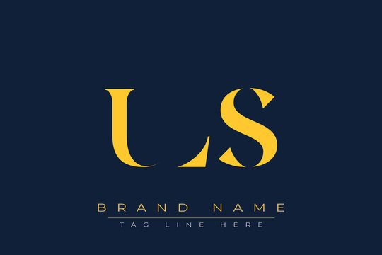 ULS abstract letter logo design. This logo is designed by three abstract letters.