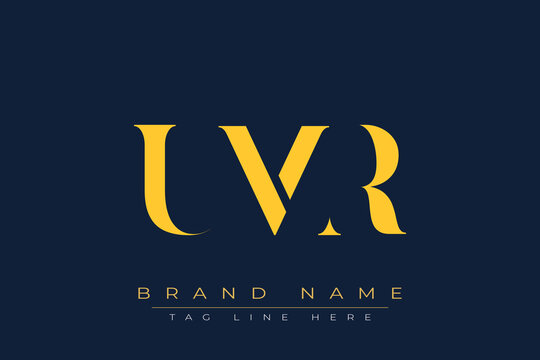 UMR abstract letter logo design. This logo is designed by three abstract letters.