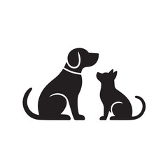 Set of Vector Dog Silhouettes for Stock and Commercial Use