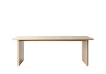 Modern Minimalist Wooden Dining Table Design
