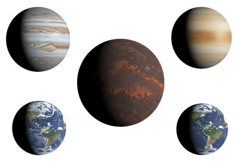 Stunning Planets: Earth, Jupiter & More