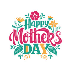 Obraz premium line art of mother day abstract minimal illustration