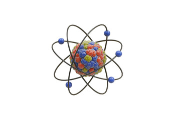 Colorful Atom Model: Science, Physics, and Atomic Structure