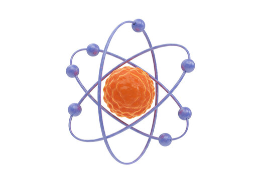 Atomic Structure: A Detailed 3D Model of an Atom