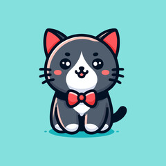 Sleeping kitten vector design with cute curled pose fluffy fur and cartoon eyes great for cozy animal illustrations and domestic cat graphics