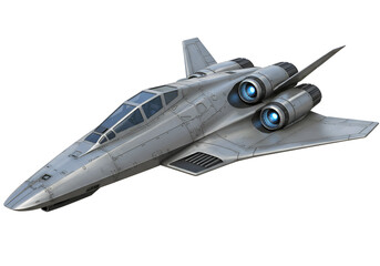 Futuristic Spaceship: High-Detail 3D Render © Game