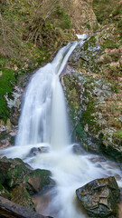 Allerheiligen Waterfalls in Black Forest National Park, Germany. Scenic forest waterfall Allerheiligen Waterfalls in National Park SCHWARZWALD, Germany. 