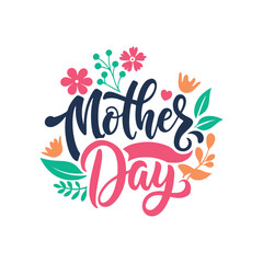 line art of mother day abstract minimal illustration