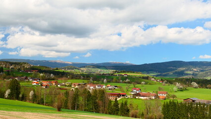 Naklejka premium Oststeirisches Hügelland, Joglland