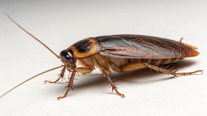 Asian Cockroach on studio background

