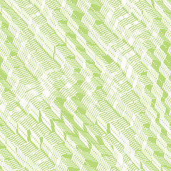 Green error pattern. Glitch print. Fashion print Vector seamless pattern.