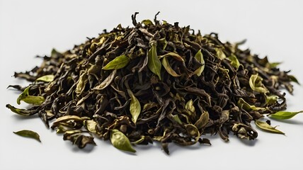 green tea leaves