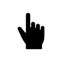 Hand with pointed finger icon symbolizing instruction or action