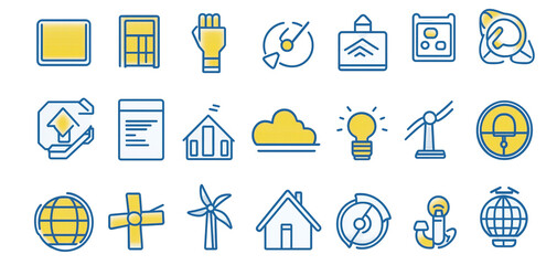 This is a vector icon set and a set of vector images of the beach, featuring flat design summer and web symbols isolated on transparent background PNG file download.

