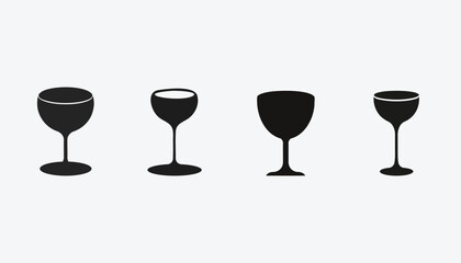 glass of wine on white background