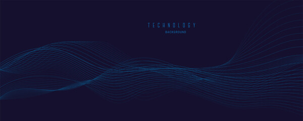 abstract blue wave background