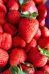 Close-Up Strawberry Background – Natural Fruit Texture