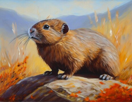 &Ouml;lgem&auml;lde Lemming