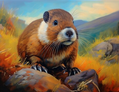 &Ouml;lgem&auml;lde Lemming