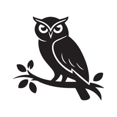 owl sitting on a branch