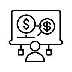Financial analysis presentation on money management investment and business growth strategy planning success