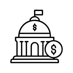 Bank building finance government money currency investment economy banking financial institution dollar