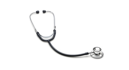 Medical Stethoscope Isolated on White Background for Healthcare Use