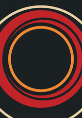 Beautiful geometric background. Figures of different shapes. Tribal form. Flowers. Geometric design. Creative textures. Colorful art. Modern graphic poster. Retro color. Vector illustration