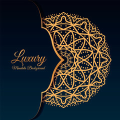 Creative luxury decorative mandala background