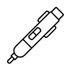 Find the best black outline drawing of a usb flash drive storage device vector graphic online now today