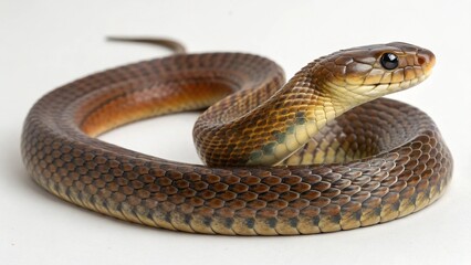 Fototapeta premium Asp on studio background 