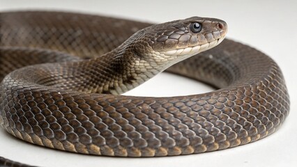 Fototapeta premium Asp on studio background 