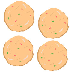 vegetable fritter illustration