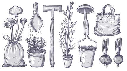 Gardening Tools and Equipment: Cultivating Growth, Soil Sack, Farming Essentials, Spring Planting   