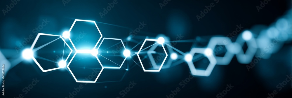 Poster blockchain technology: a secure network - secure data, enhanced transparency, improved traceability,