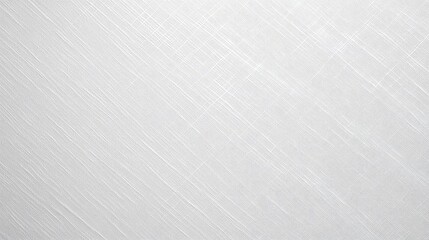 Obraz premium White Textured Fabric Surface with Interwoven Strands Closeup Full