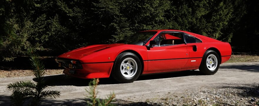 Ferrari 308 red sports car